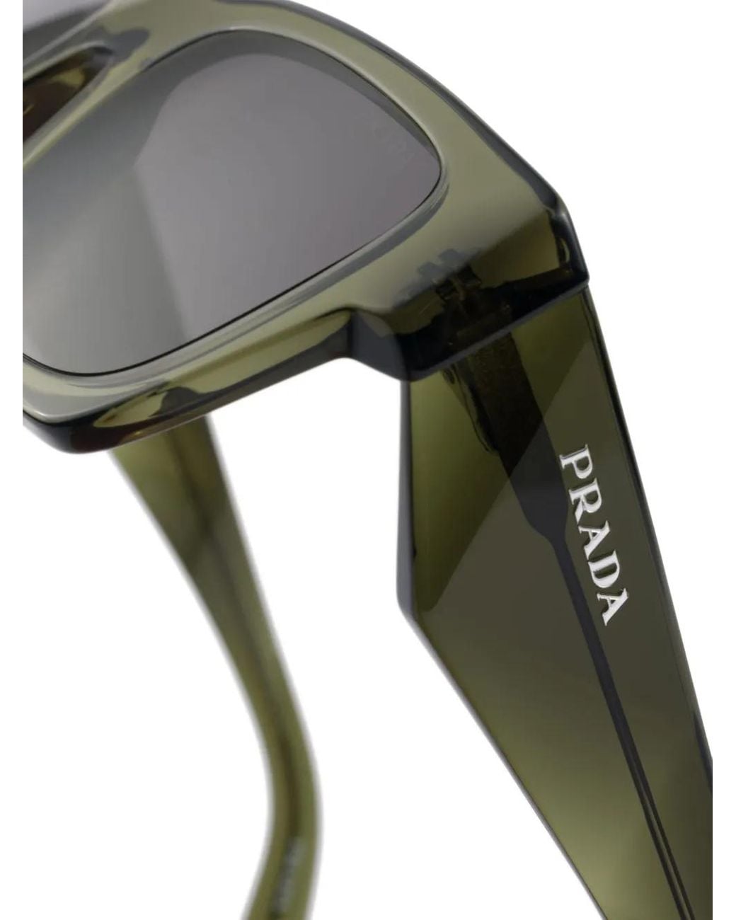 Prada Gray Symbole Sunglasses for men