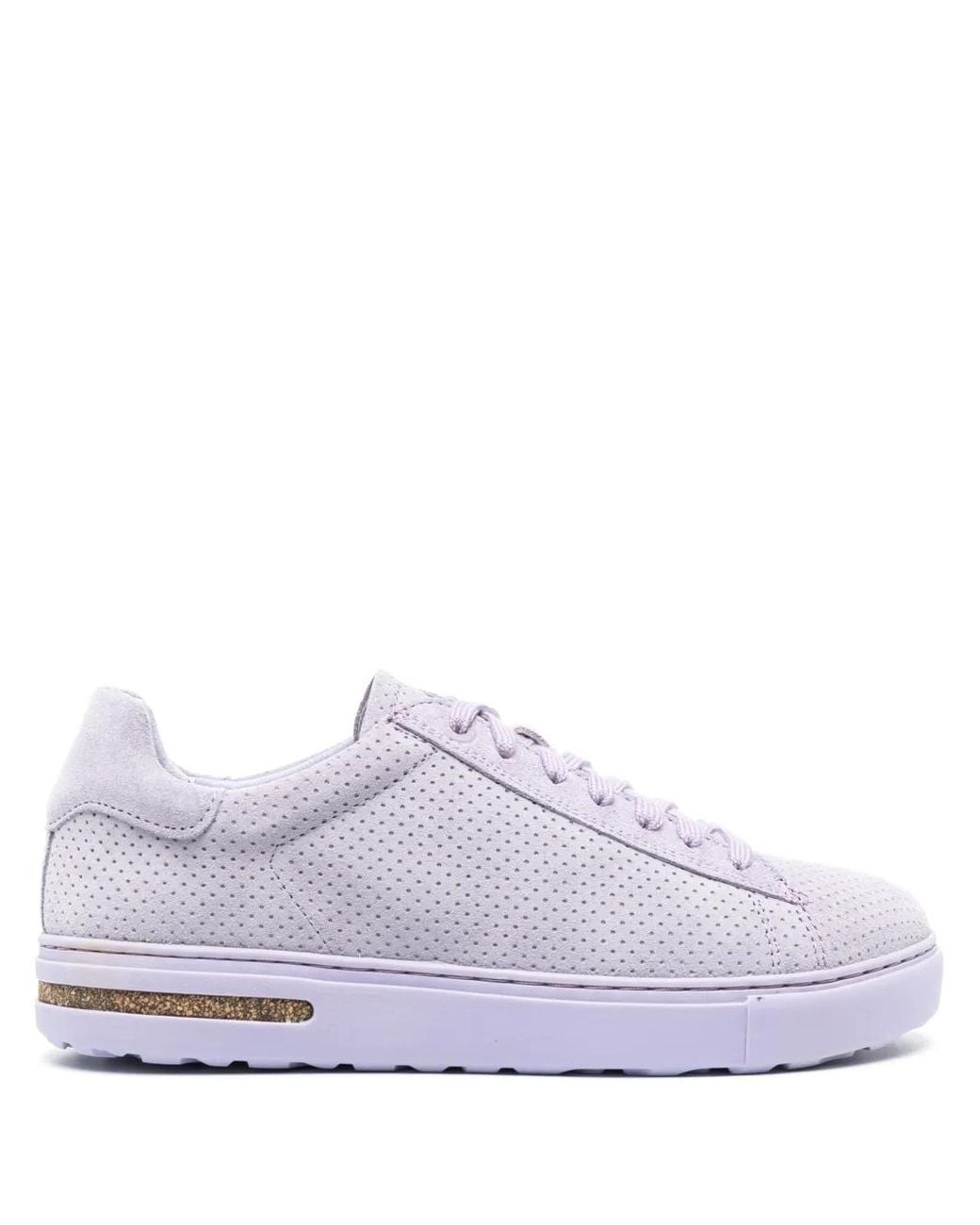 Birkenstock Purple Bend Low-Top Suede Sneakers