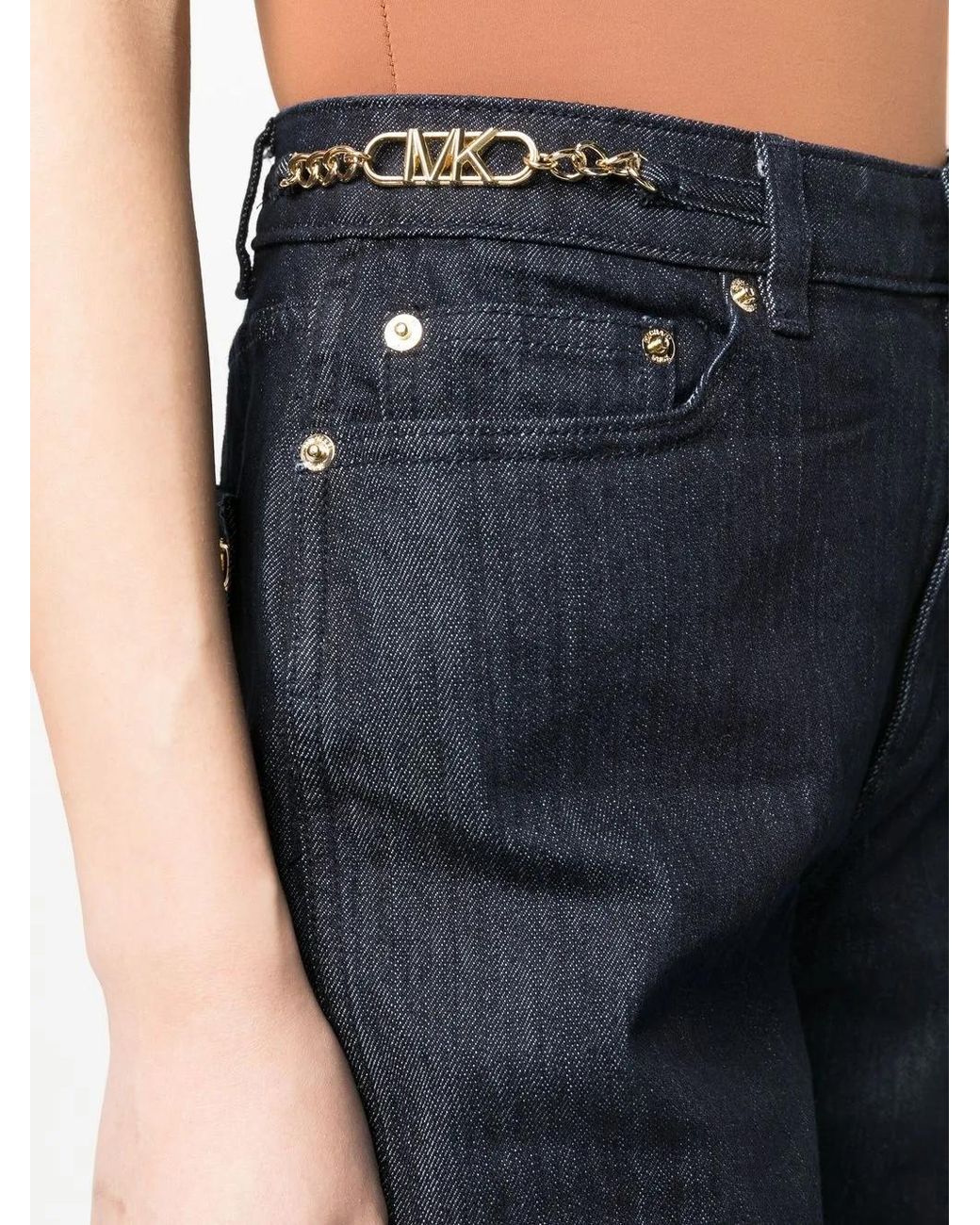 MICHAEL Michael Kors Straight Jeans in het Blue