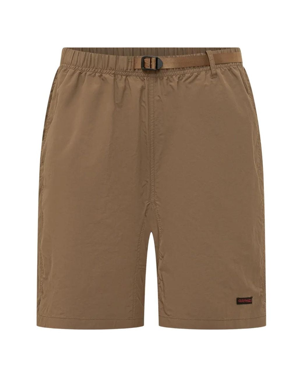 Gramicci Brown Logo Patch Cargo Shorts for men