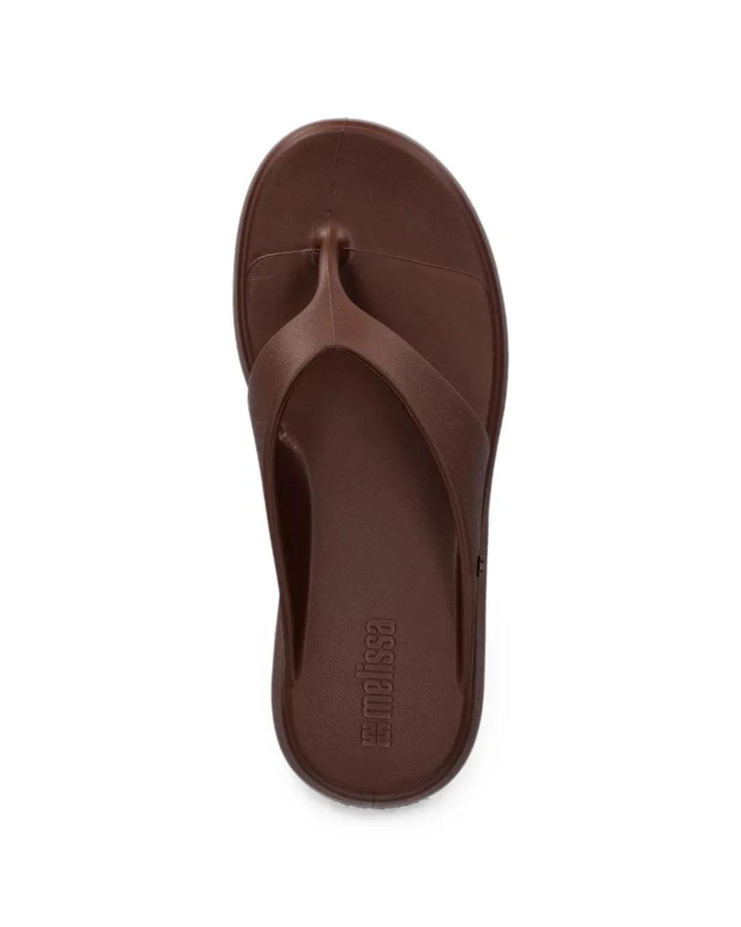 Melissa Brown Platform Flip-Flops