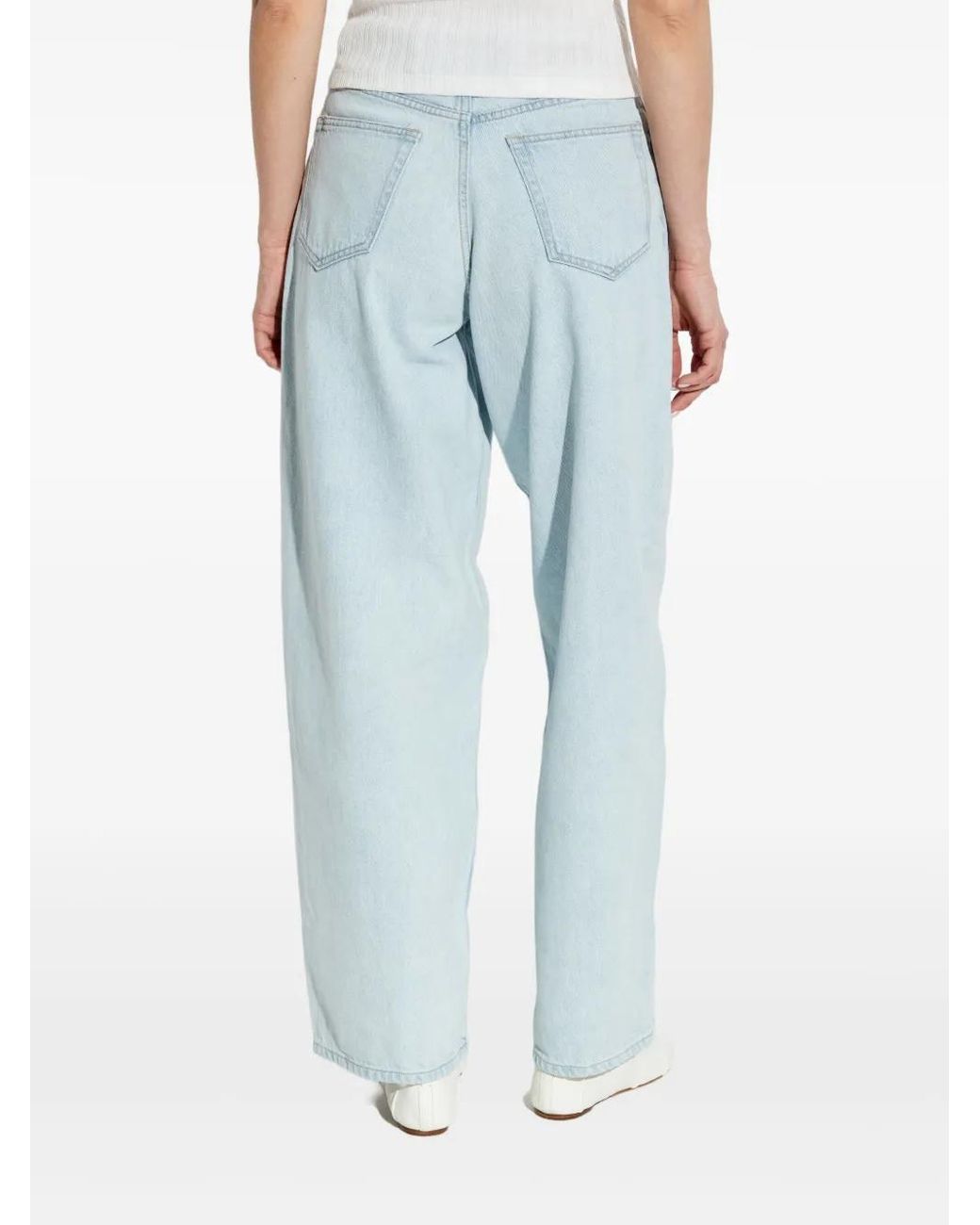 Jean À Lien De Resserrage Samsøe & Samsøe en coloris Blue