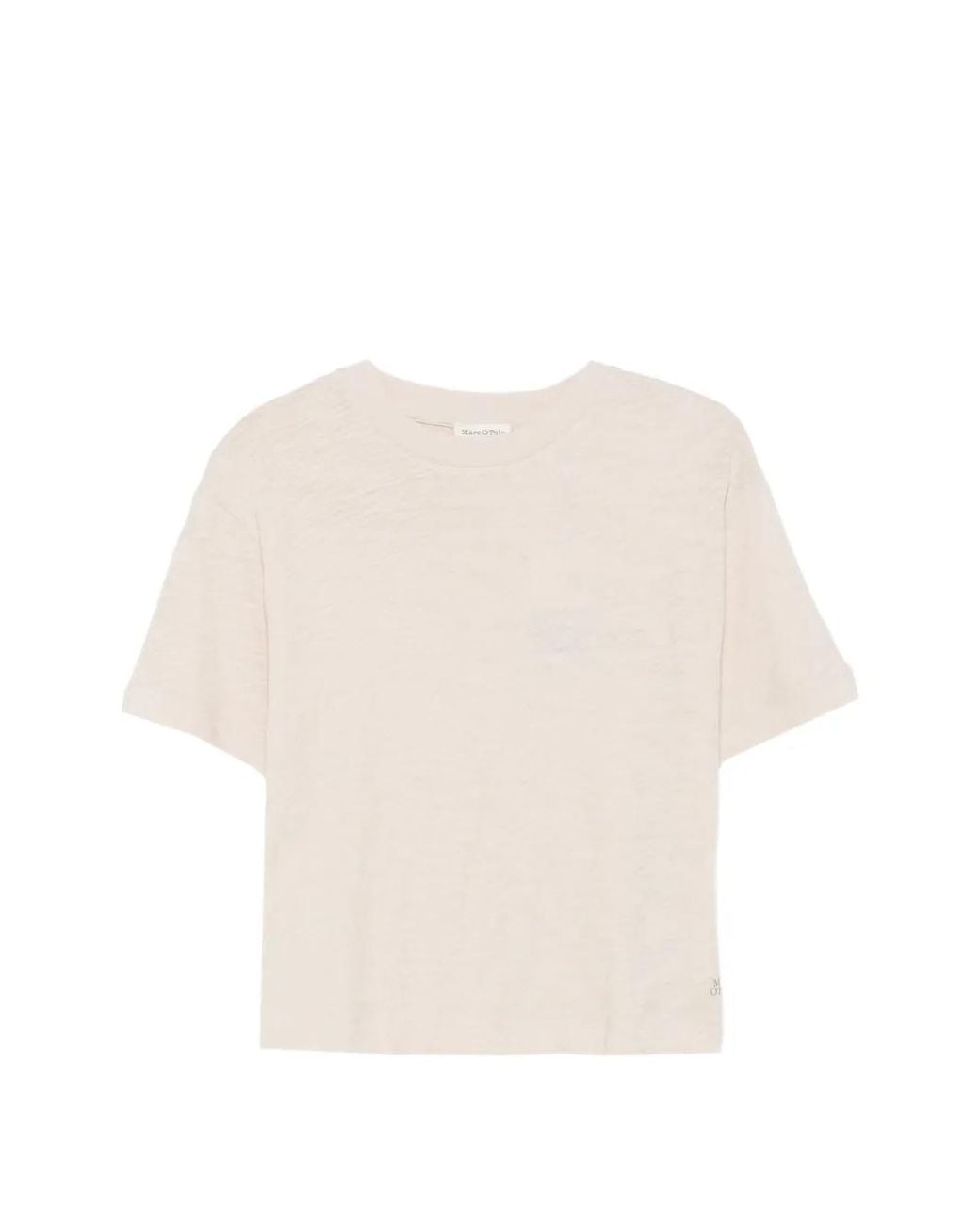 Marc O' Polo White Crew-Neck T-Shirt