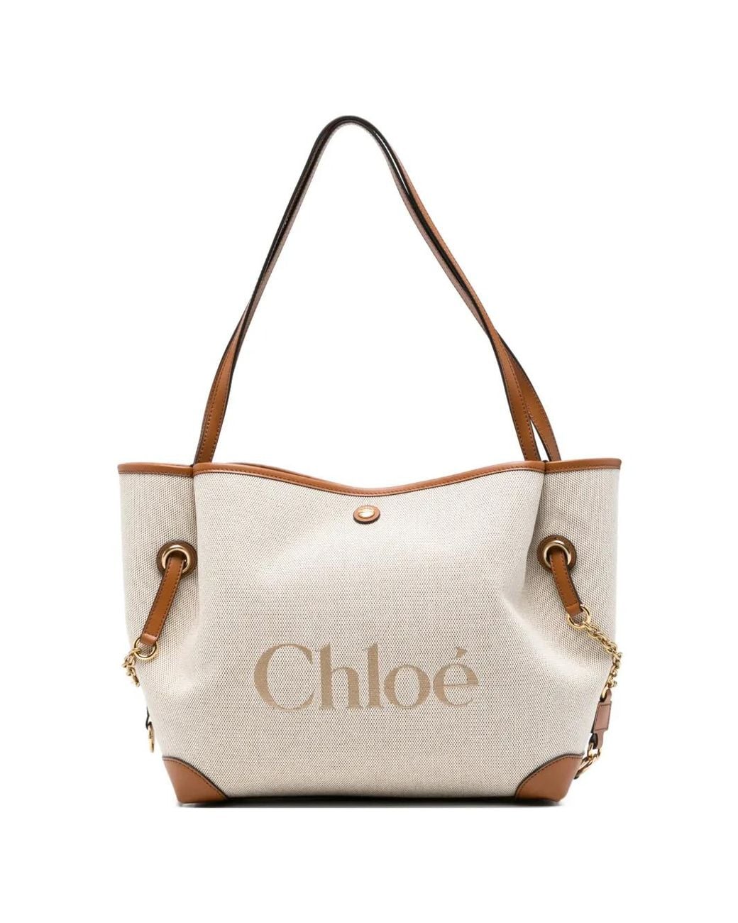 Chloé White Clover Double Carry Bag