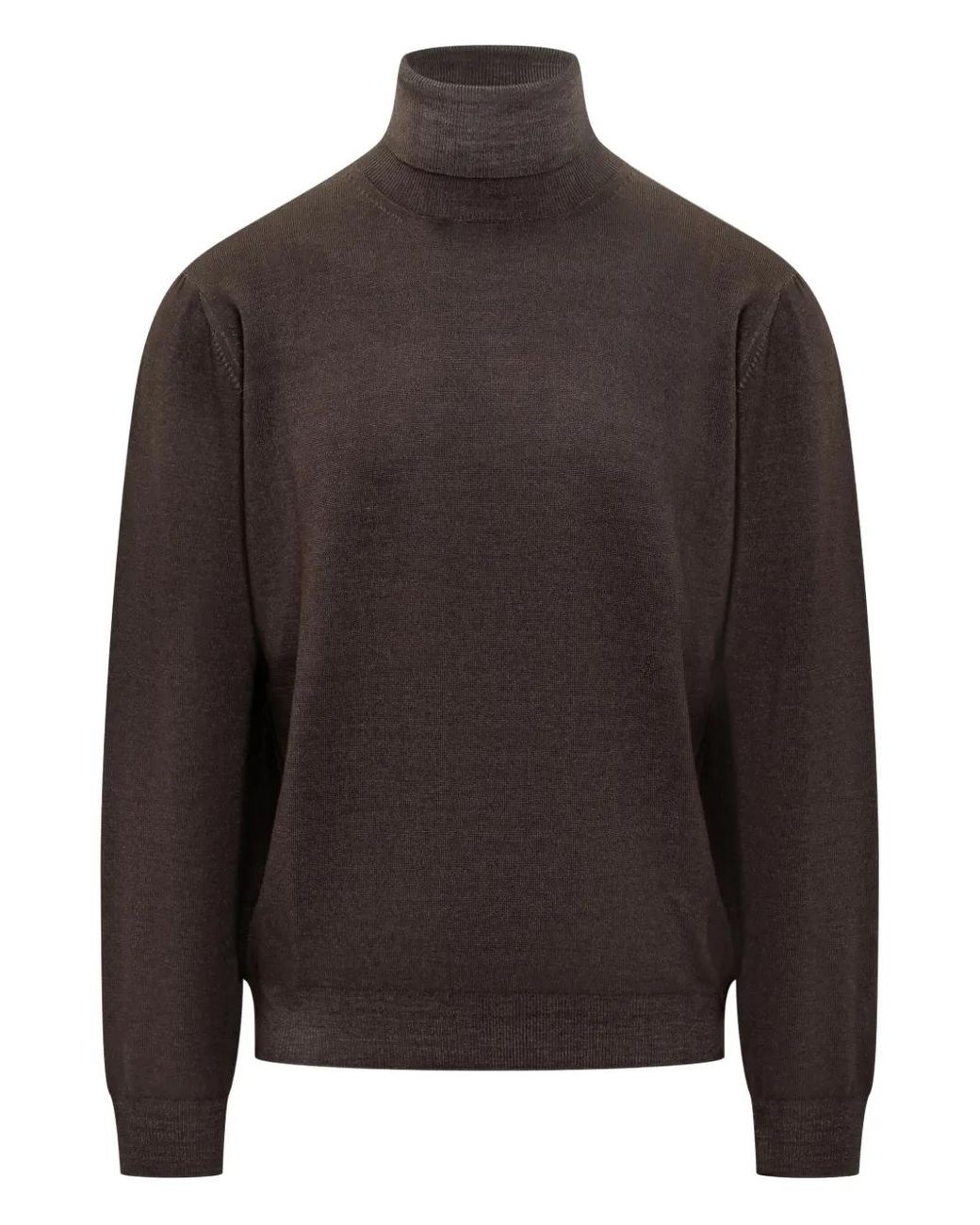 FILIPPO DE LAURENTIIS Brown Dolcevita Roll-Neck Sweater for men
