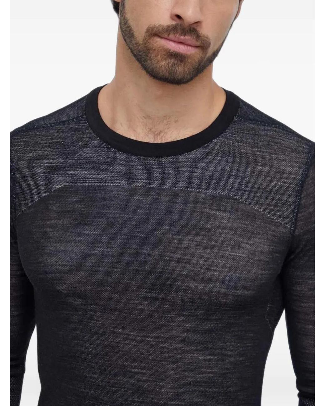 Smartwool Blue Long-Sleeve Thermal Base Layer for men