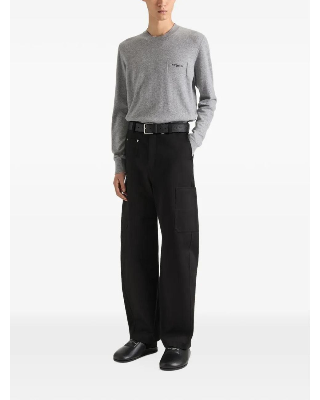 Givenchy Black Couture Seam Trousers for men