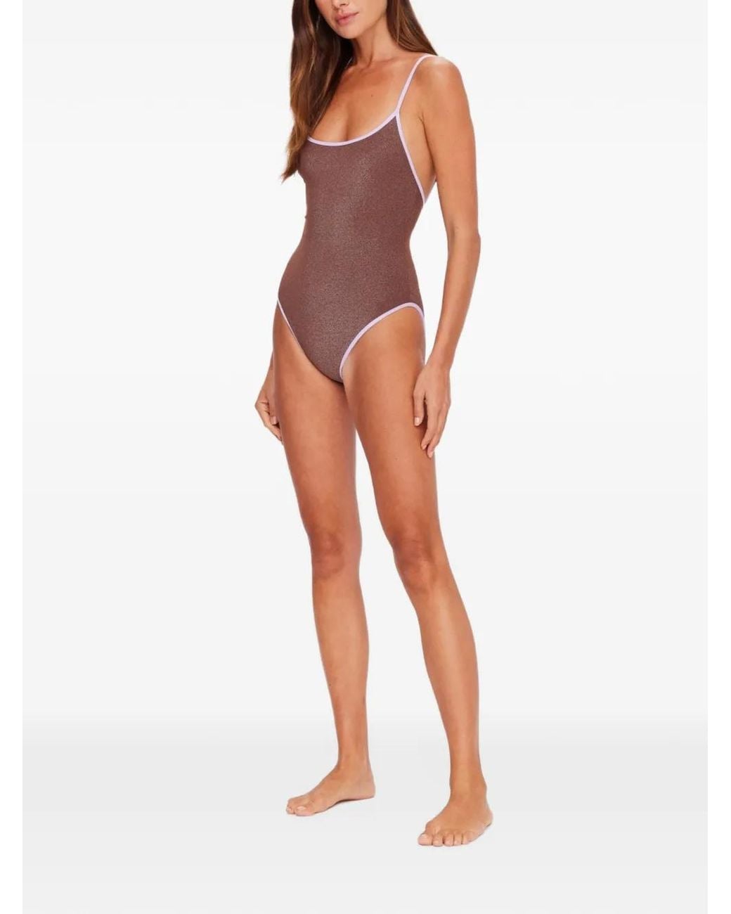 The Upside Brown Galaxia Flow Swimsuit