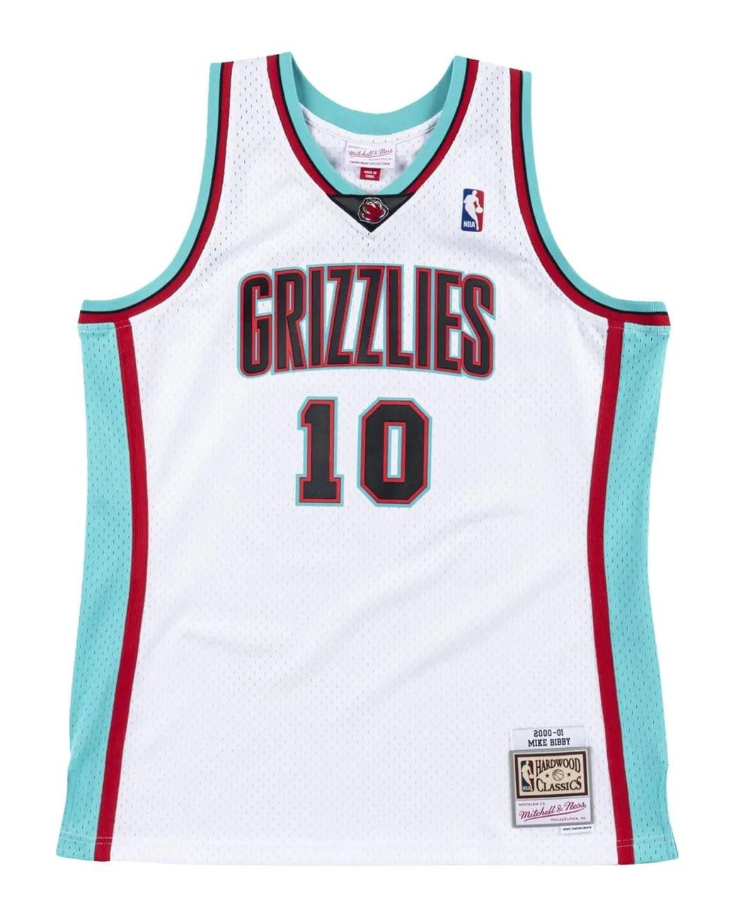 Mitchell & Ness White X Nba Vancouver Grizzlies 00 Mike Bibby Swingman Tank Top for men