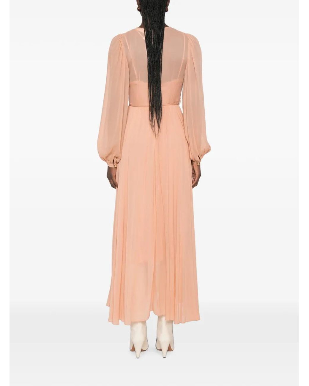 Zimmermann White Valiant Embroidered Bib Dress