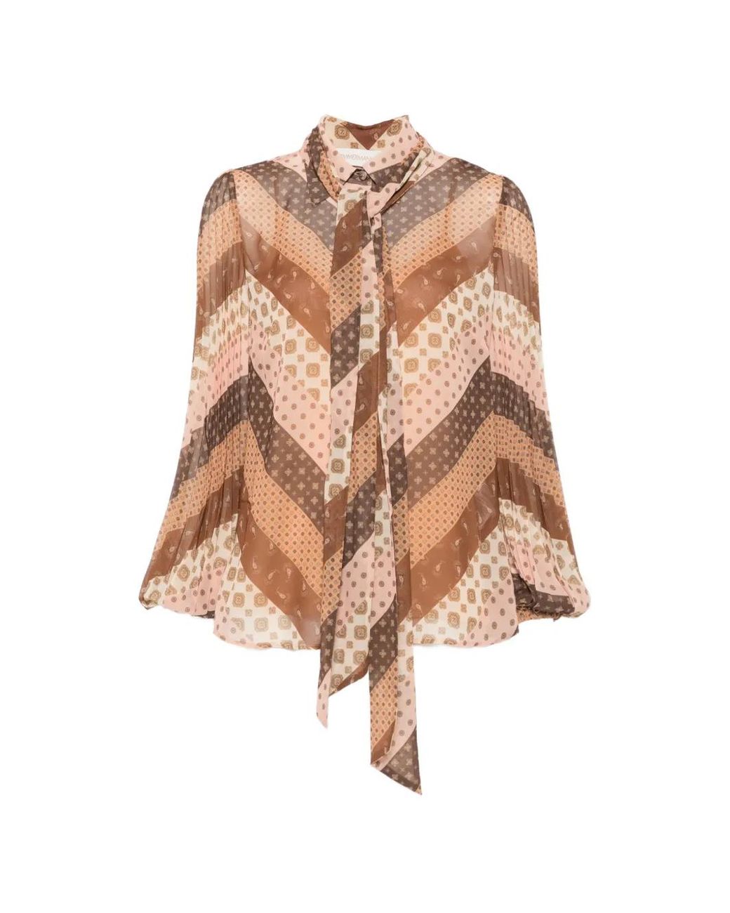 Zimmermann Natural Sunray Collar Shirt