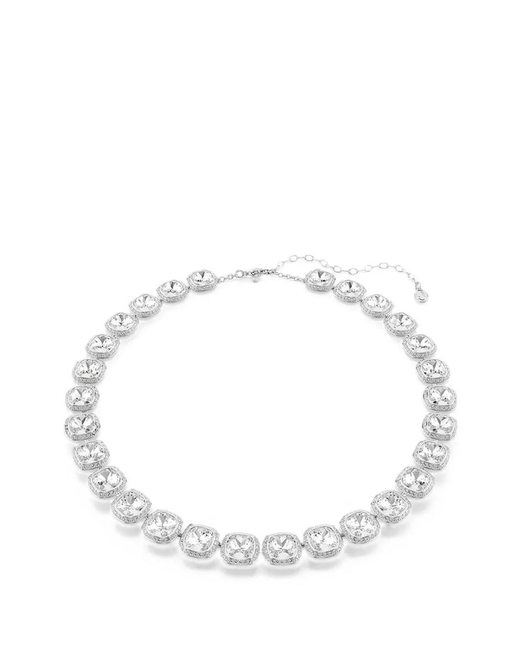 Swarovski White Crystal-Embellished Necklace
