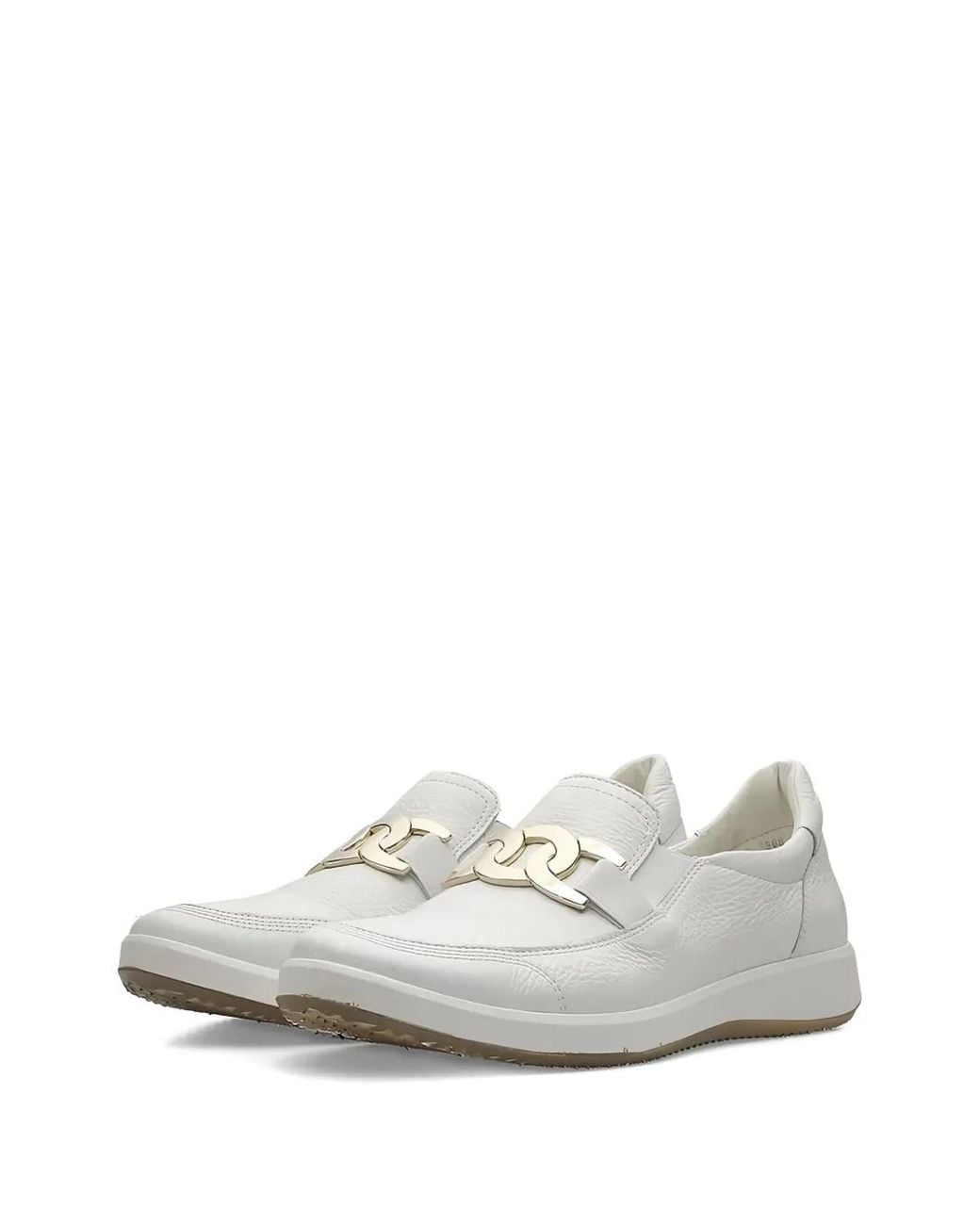 Ara White Klassische Loafer
