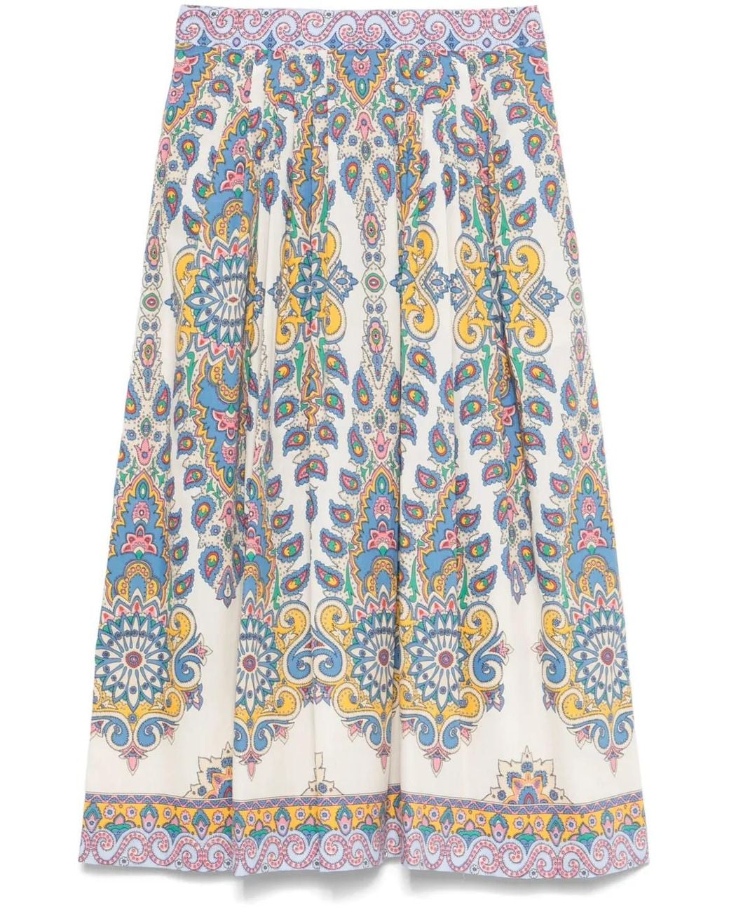 Etro Blue Chic Mini Skirt For