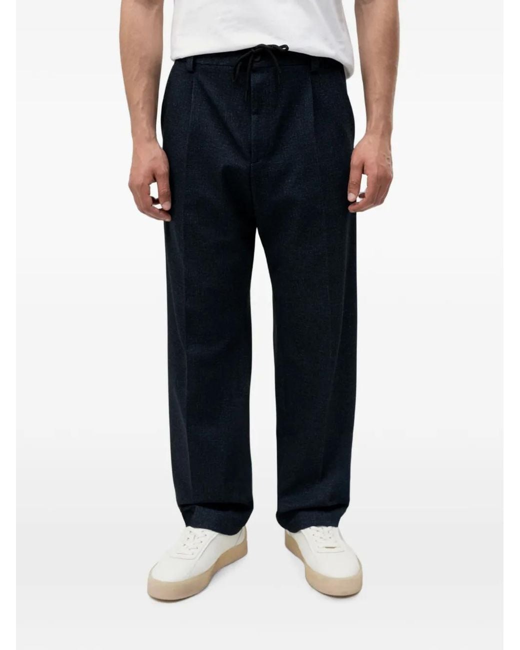 HUGO Black Pantalon Teagan261X-H À Coupe Moderne En Tissu Stretch Micro-Imprimé for men