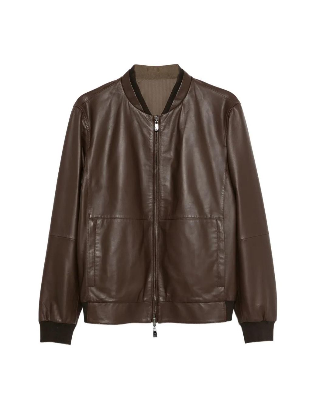 Bomber di Corneliani in Brown da Uomo