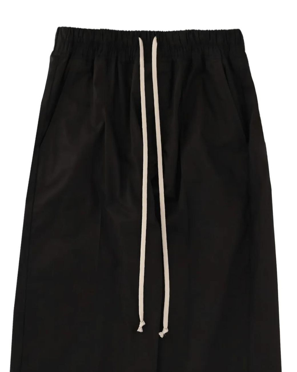 Rick Owens Black Drawstring Trousers