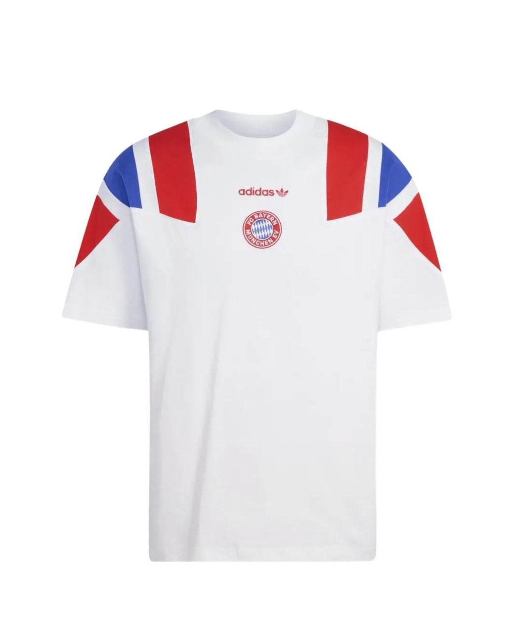 Adidas White Fc Bayern Muenchen Eqt T-Shirt for men