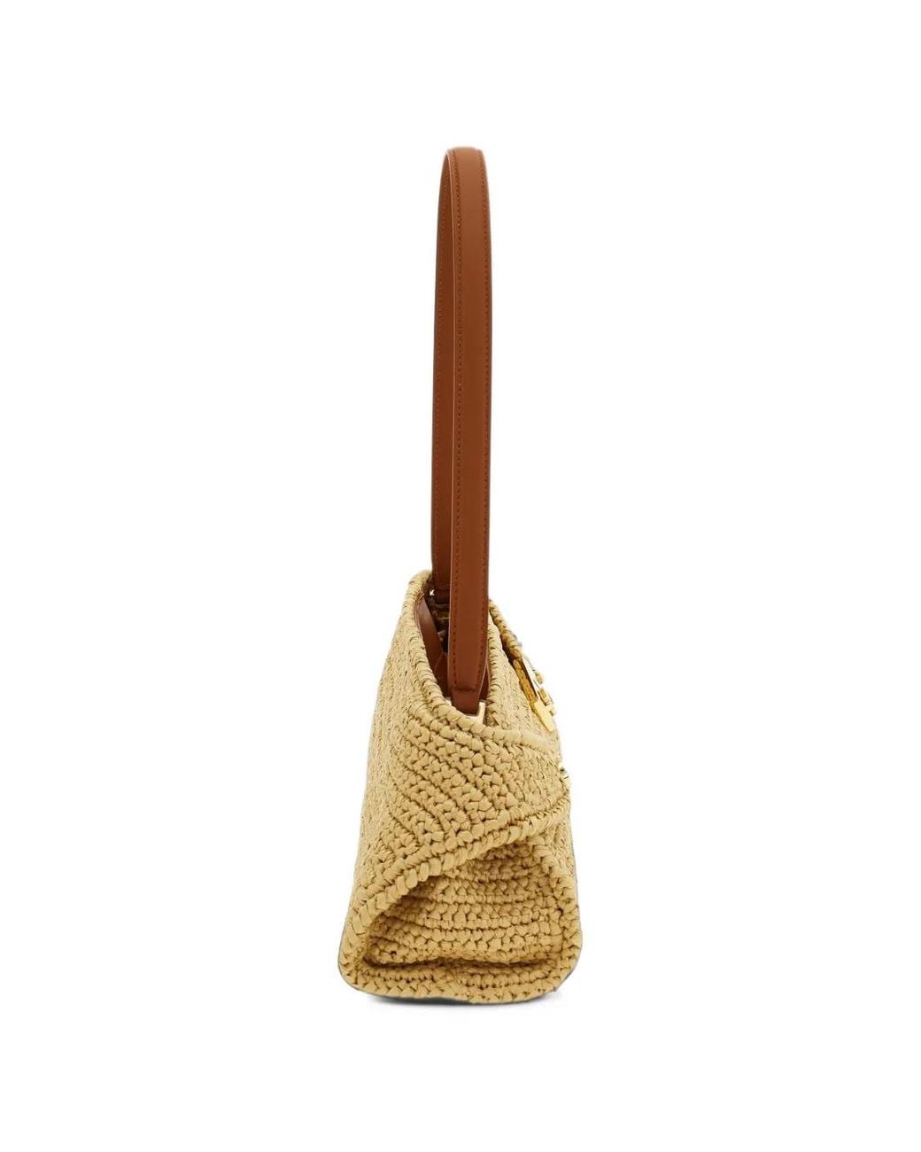 Ferragamo Metallic Hug East-West Shoulder Bag