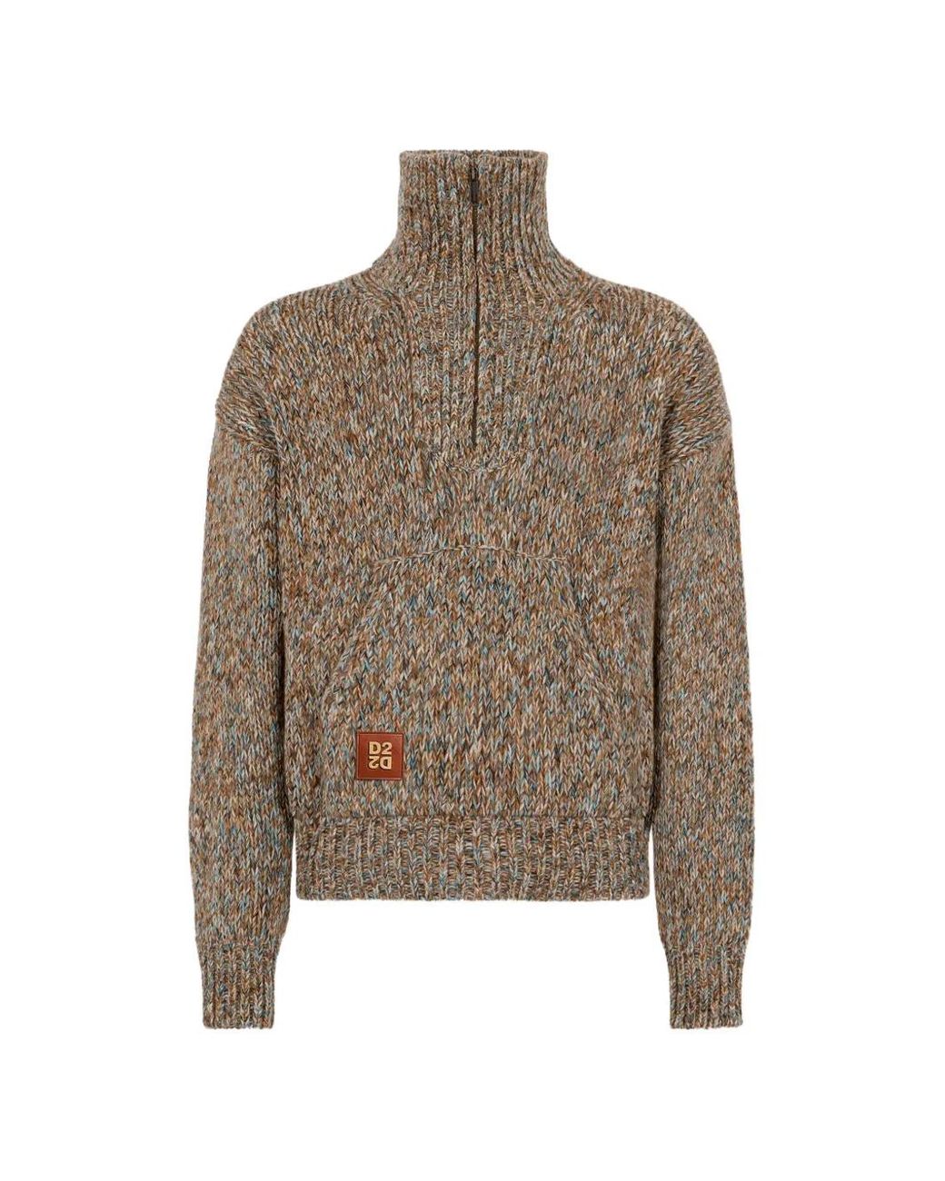 DSquared² D2 Cottage Mouliné Pullover in Brown für Herren