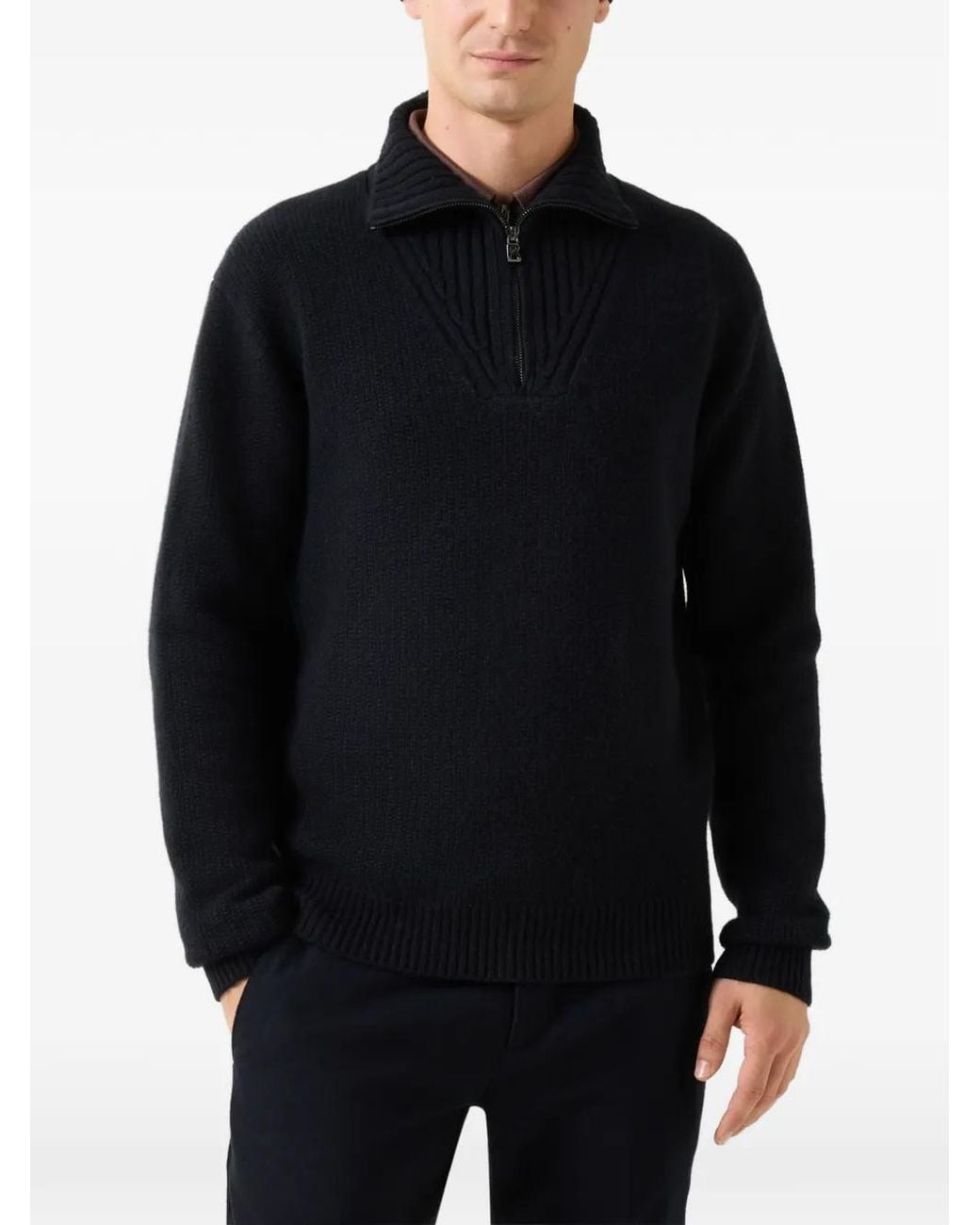 Bogner Black Walter Cashmere Sweater for men
