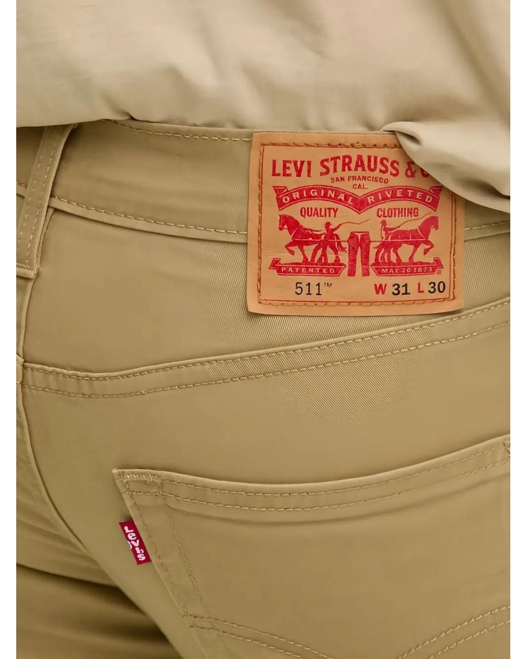Levi's Natural 511 Button-Fastening Jeans for men
