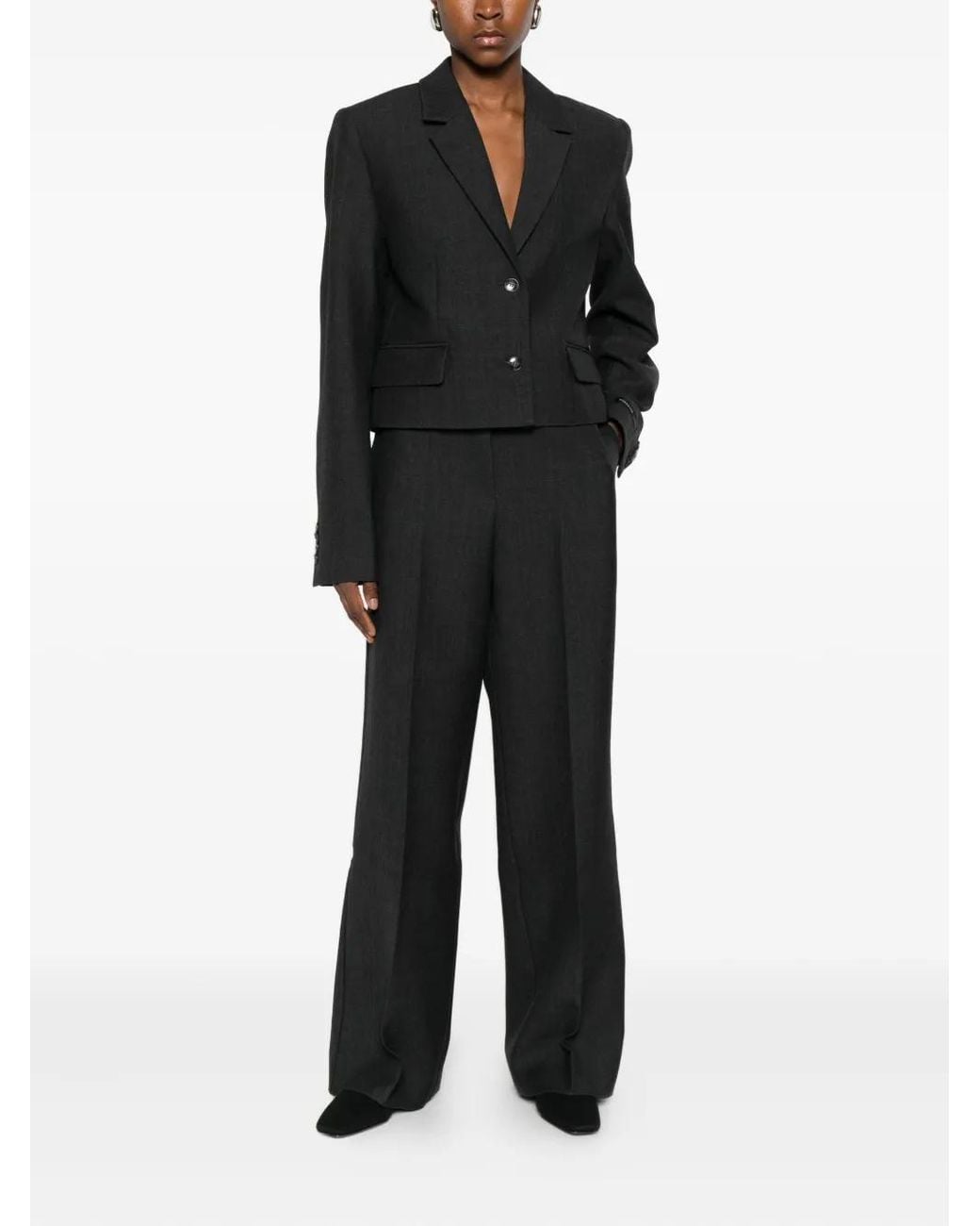 Herskind Black Buttoned Blazer