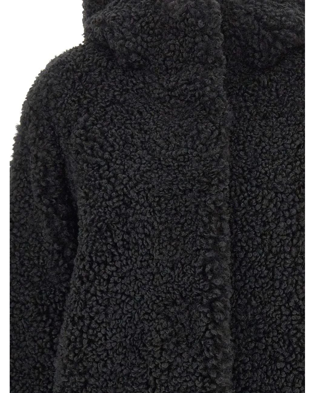 Rrd Black Reversible Hooded Coat
