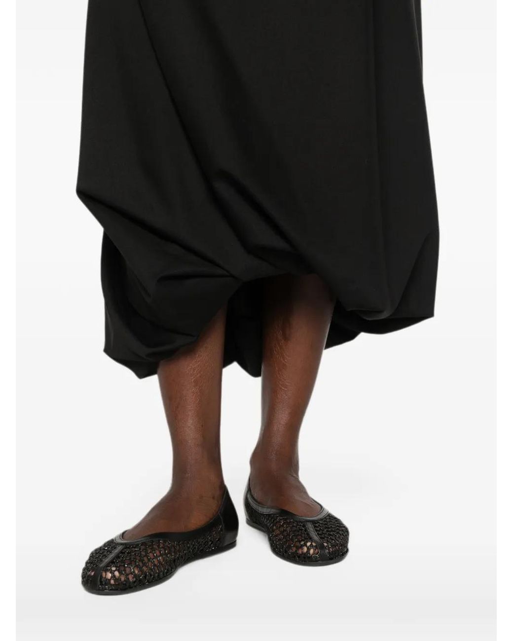 Rohe Black Twisted Skirt