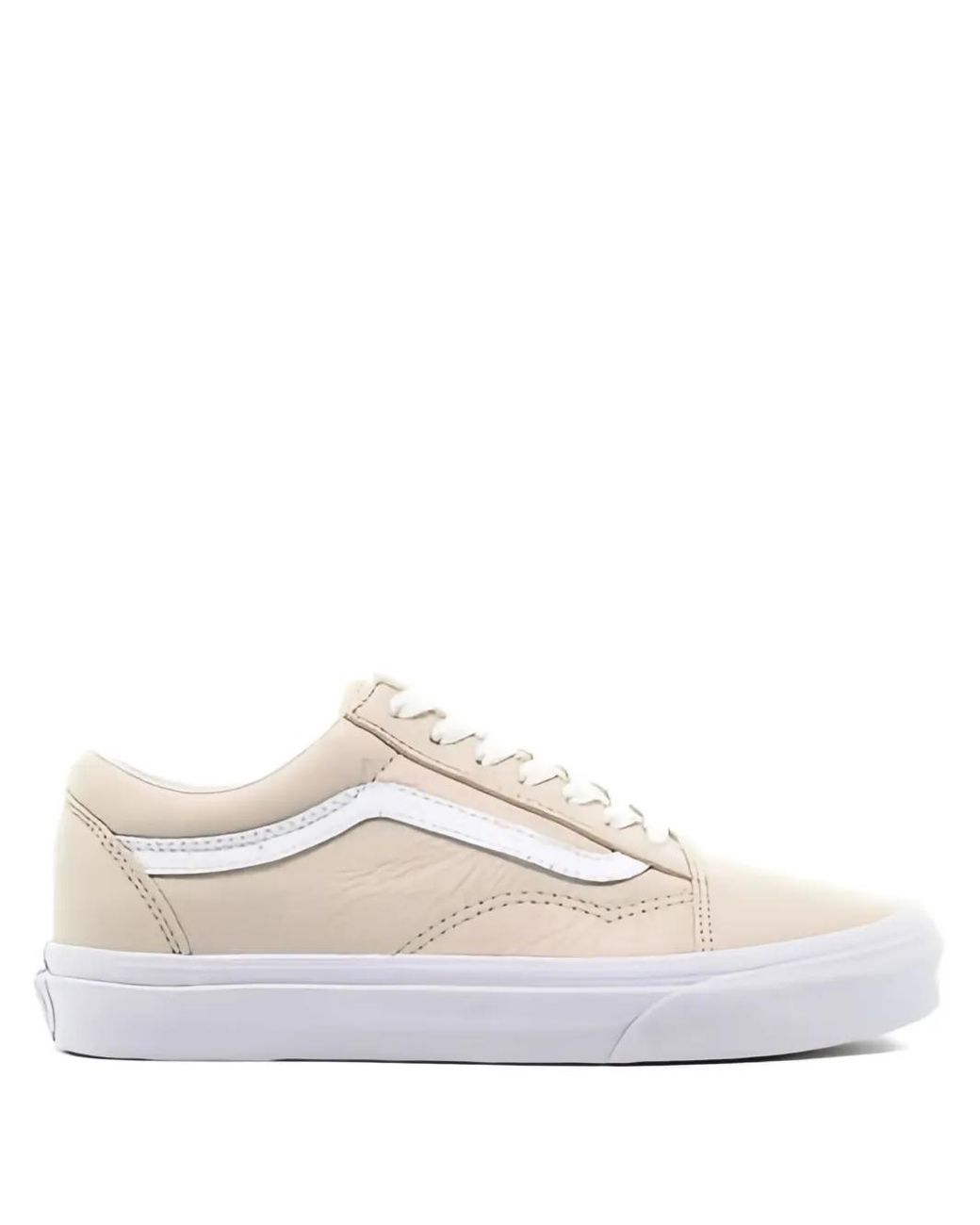 Vans White Old Skool Leather "Sand Dollar" for men