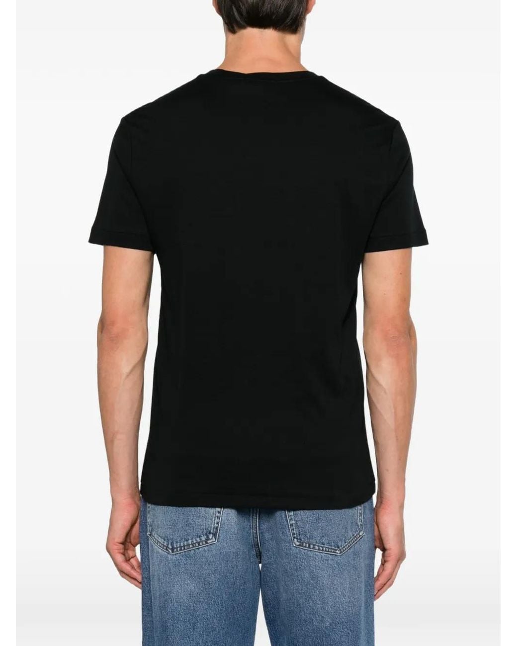 Polo Ralph Lauren Black Pony-Embroidered T-Shirt for men