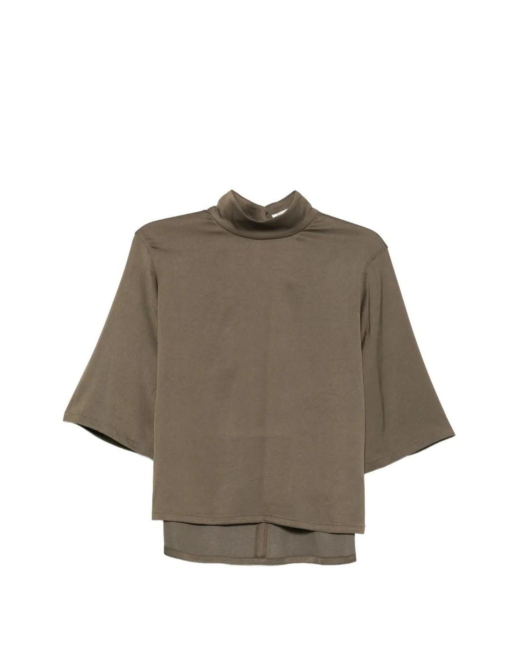 Drykorn Green Aletia High-Neck T-Shirt