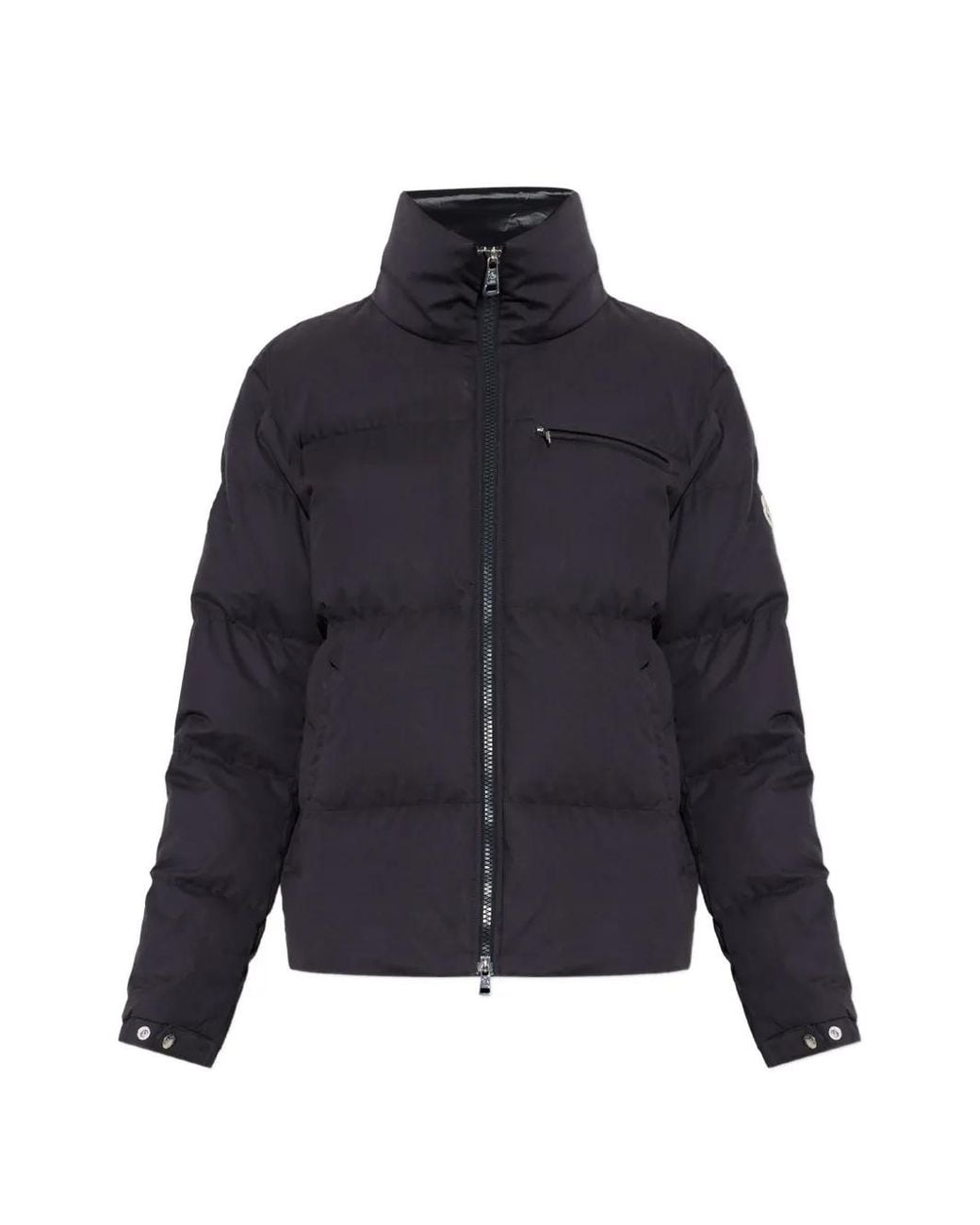 Moncler Blue Isenviel Logo-Patch Puffer Jacket for men