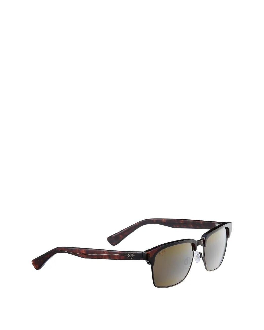 Maui Jim White Kawika Square-Frame Sunglasses
