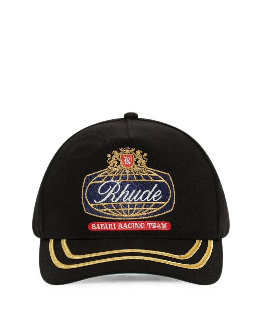 Rhude Black Safari Crest Hat