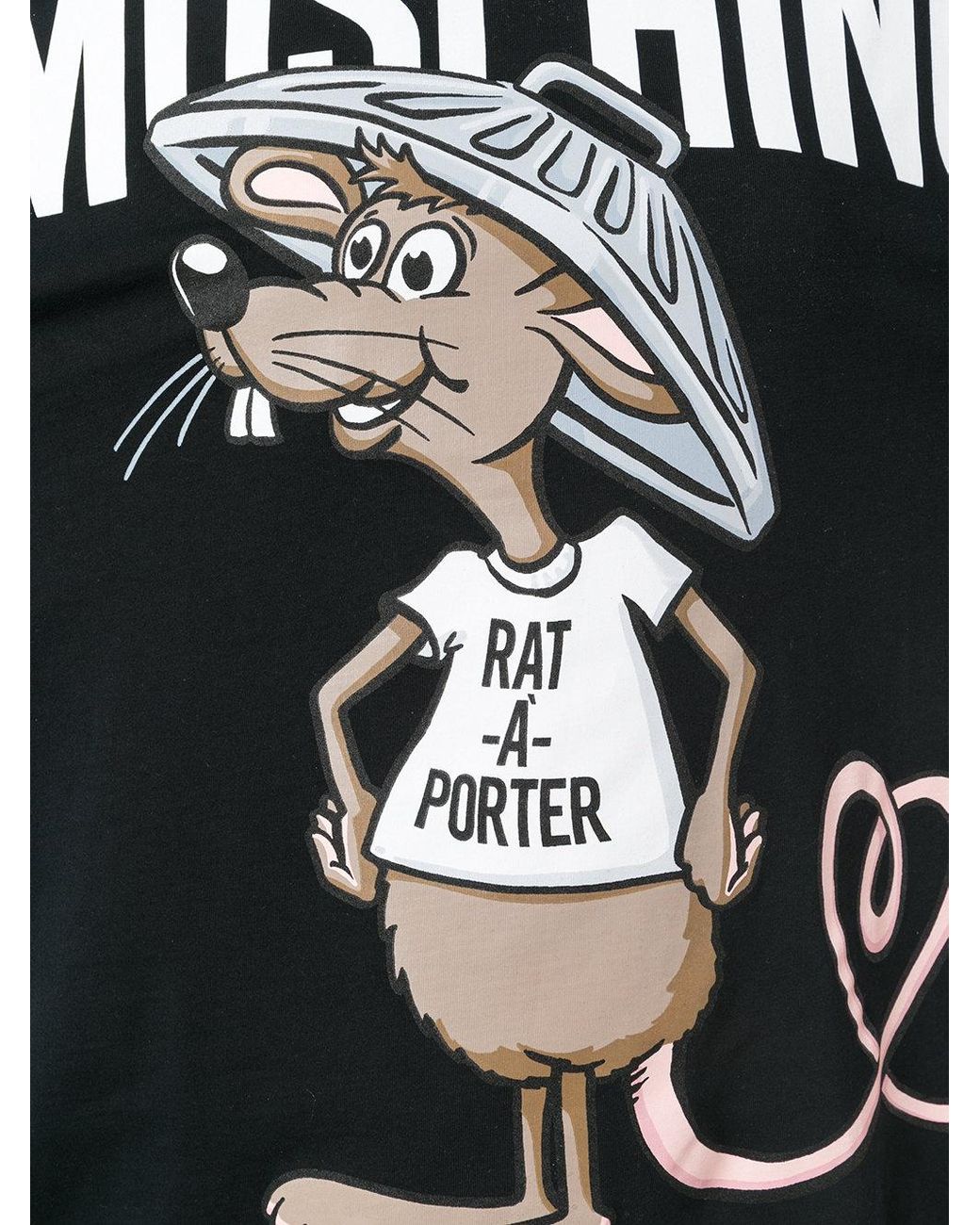 Moschino Cotton Printed Rat-a-porter T 