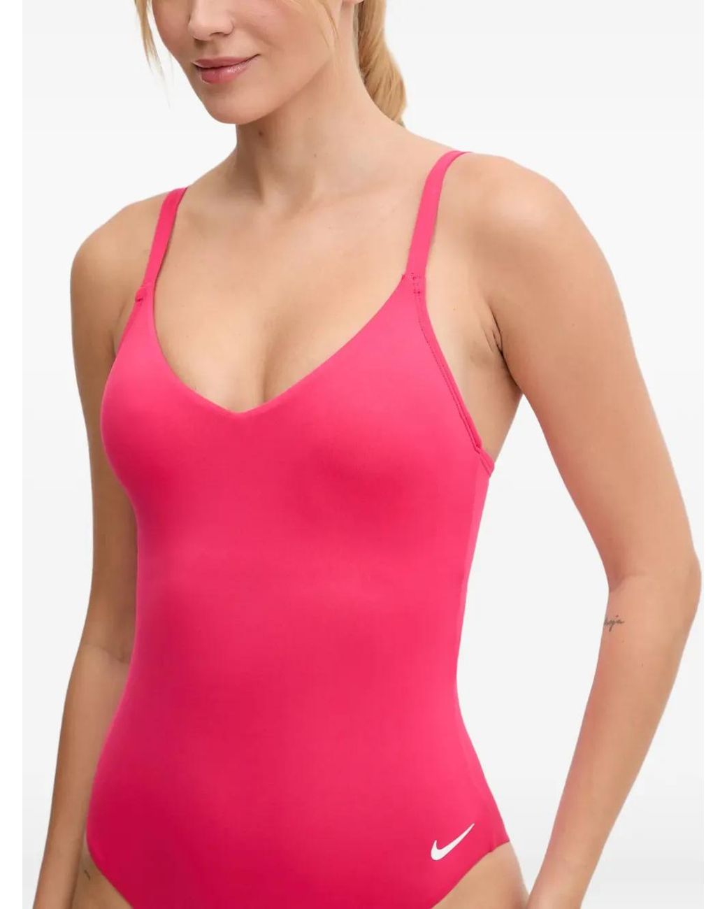 Nike Pink Effortless Essential Swimsuit