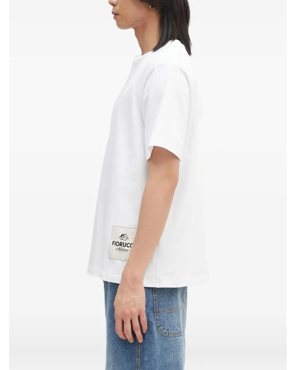 Fiorucci White Logo-Patch T-Shirt