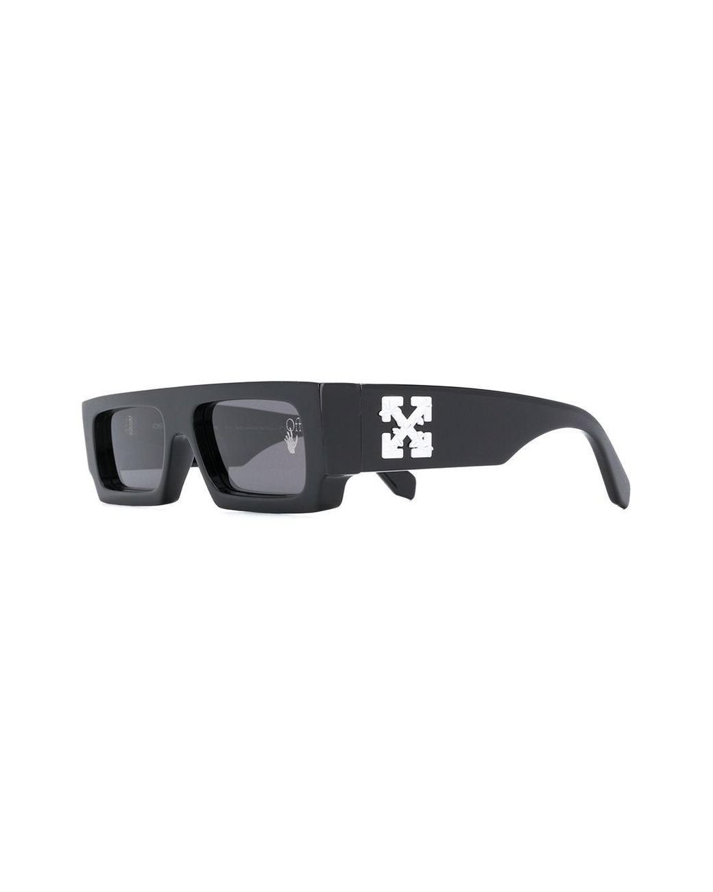 Off-White c/o Virgil Abloh Arrows Plaque Square-frame Sunglasses