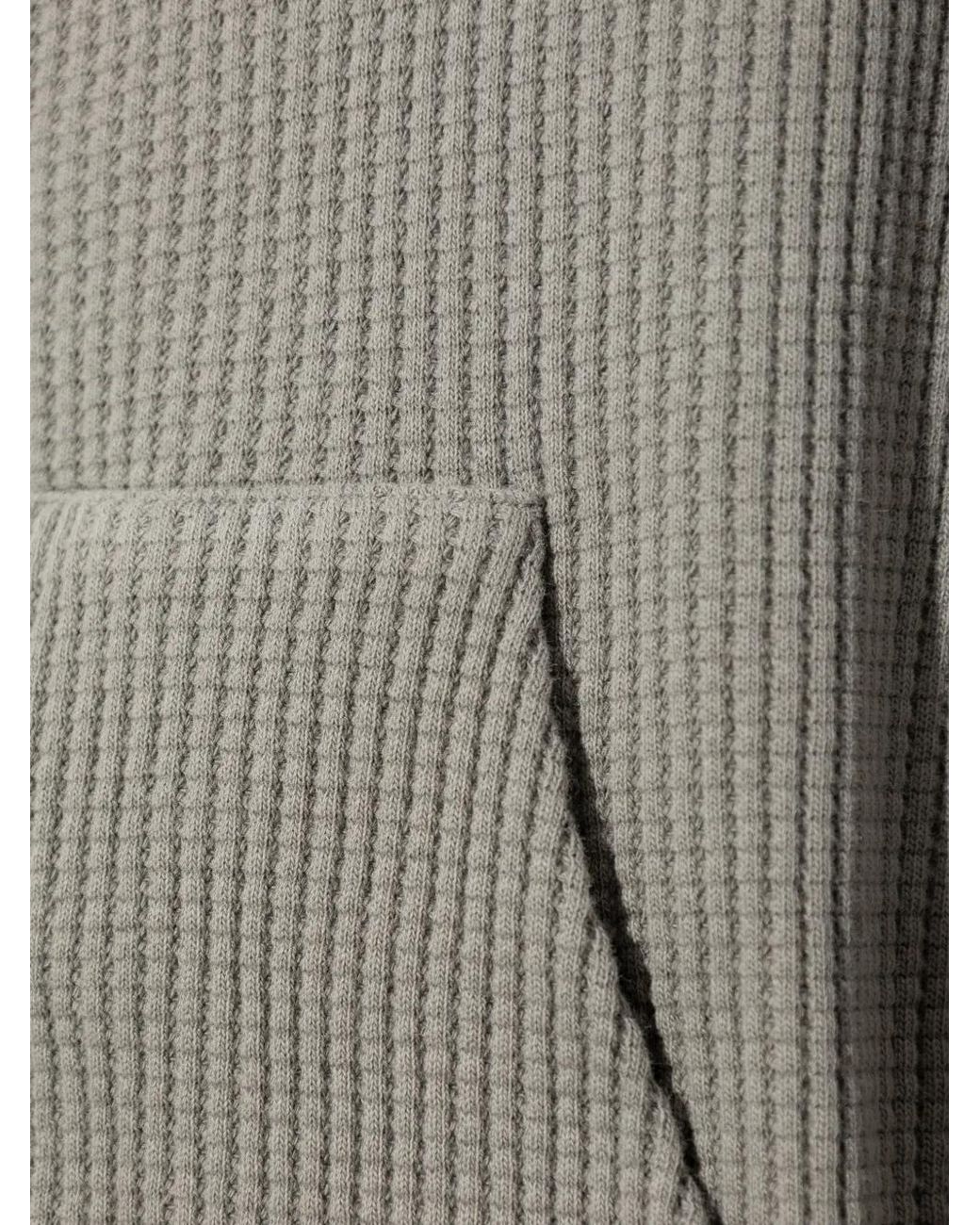 Roa Gray Hooded Zip-Up Sweatshirt for men