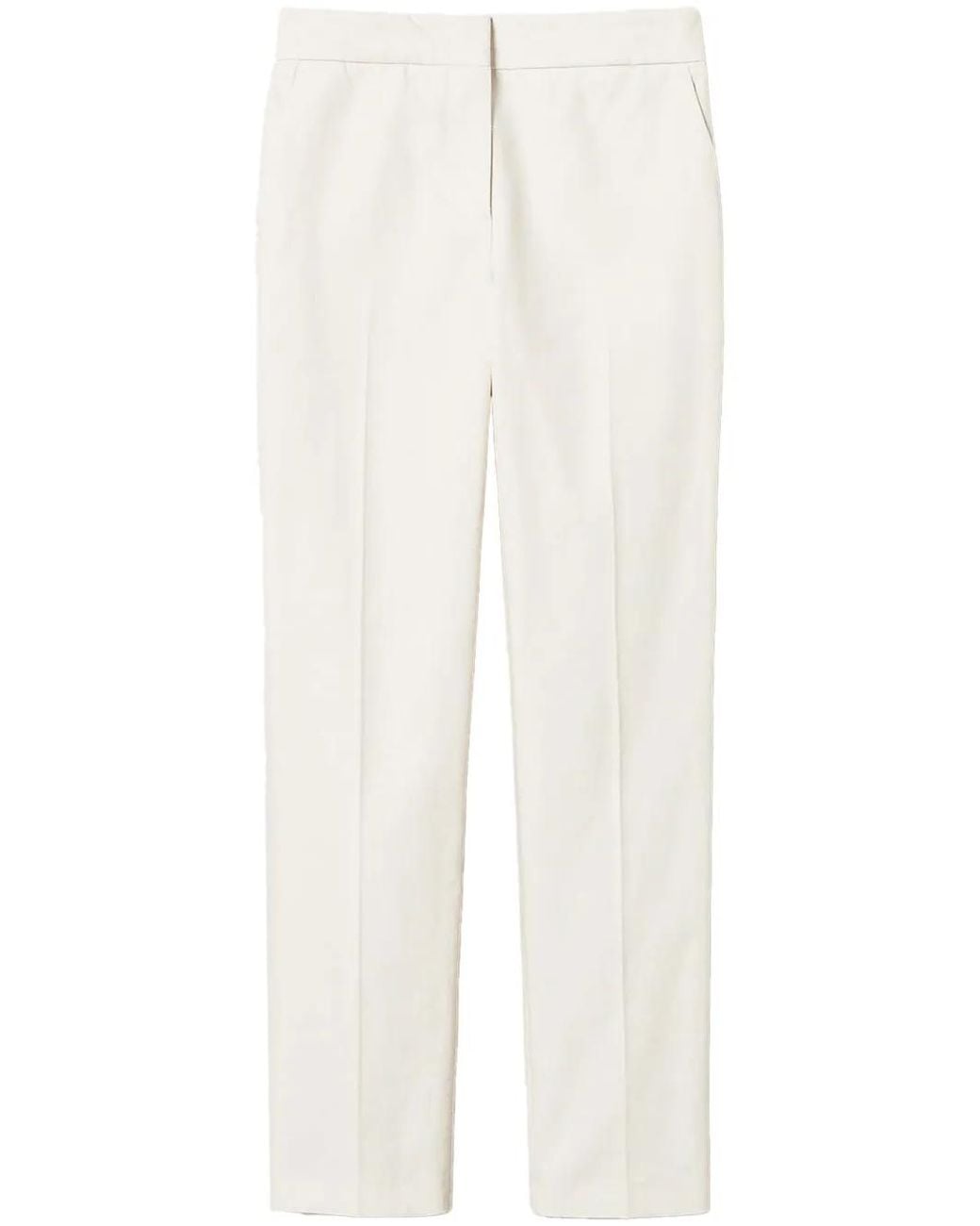 Twinset Straight Broek in het White