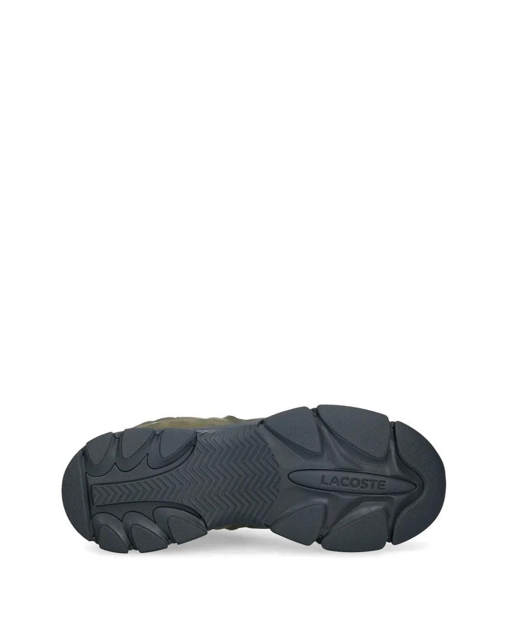 Lacoste Green Panelled Logo-Patch Sneakers for men