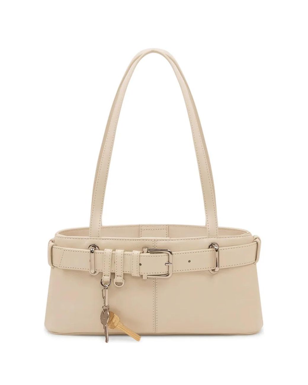 OSOI Natural Brocle Mini Leather Tote Bag