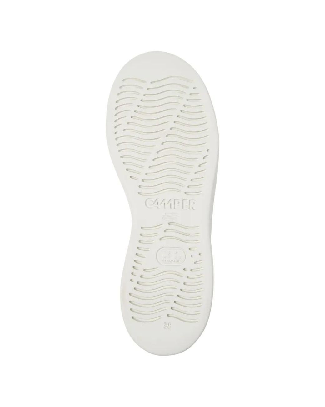 Camper White Runner Up Twins Leather Sneakers