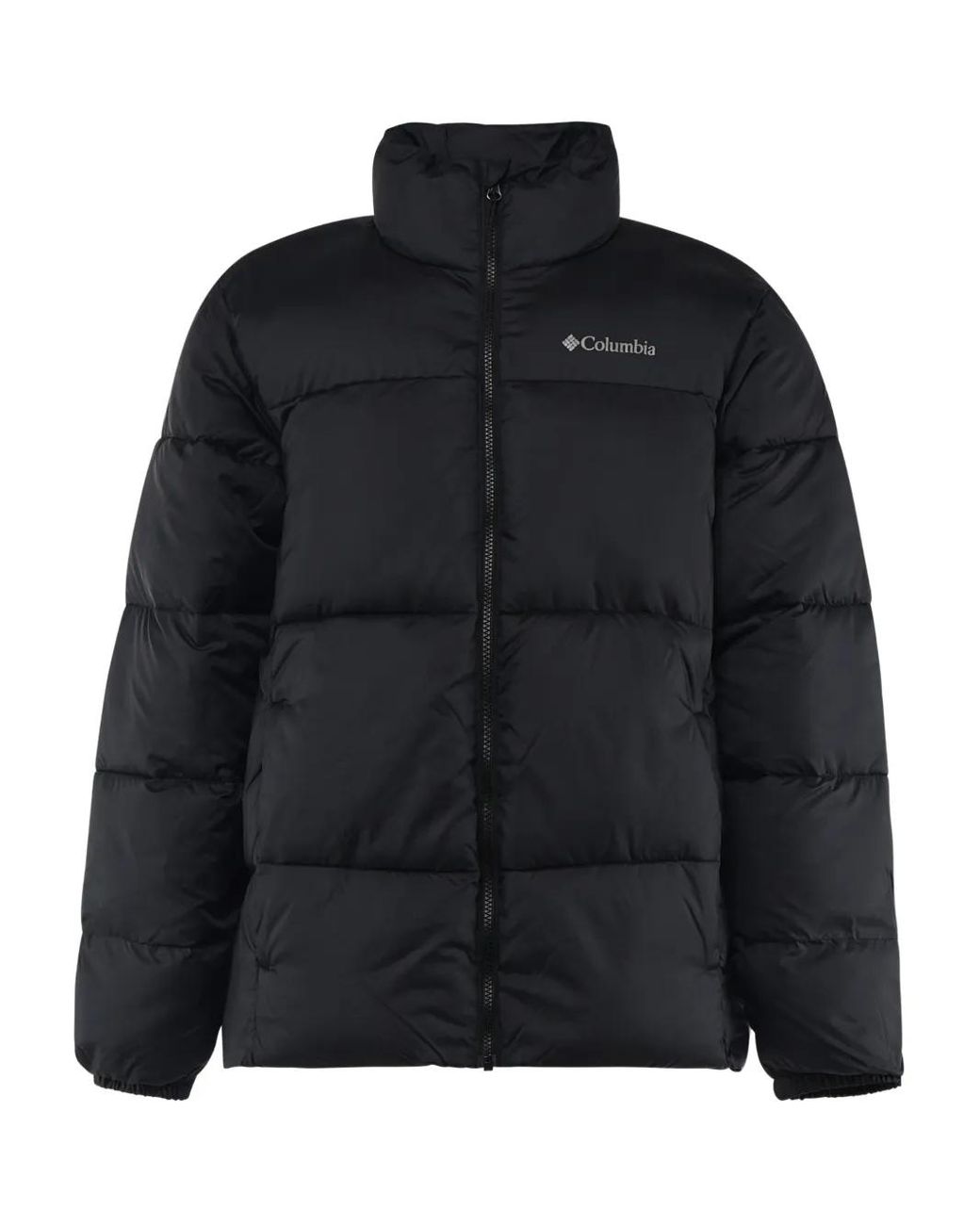 Columbia Black Chest-Logo Padded Jacket for men