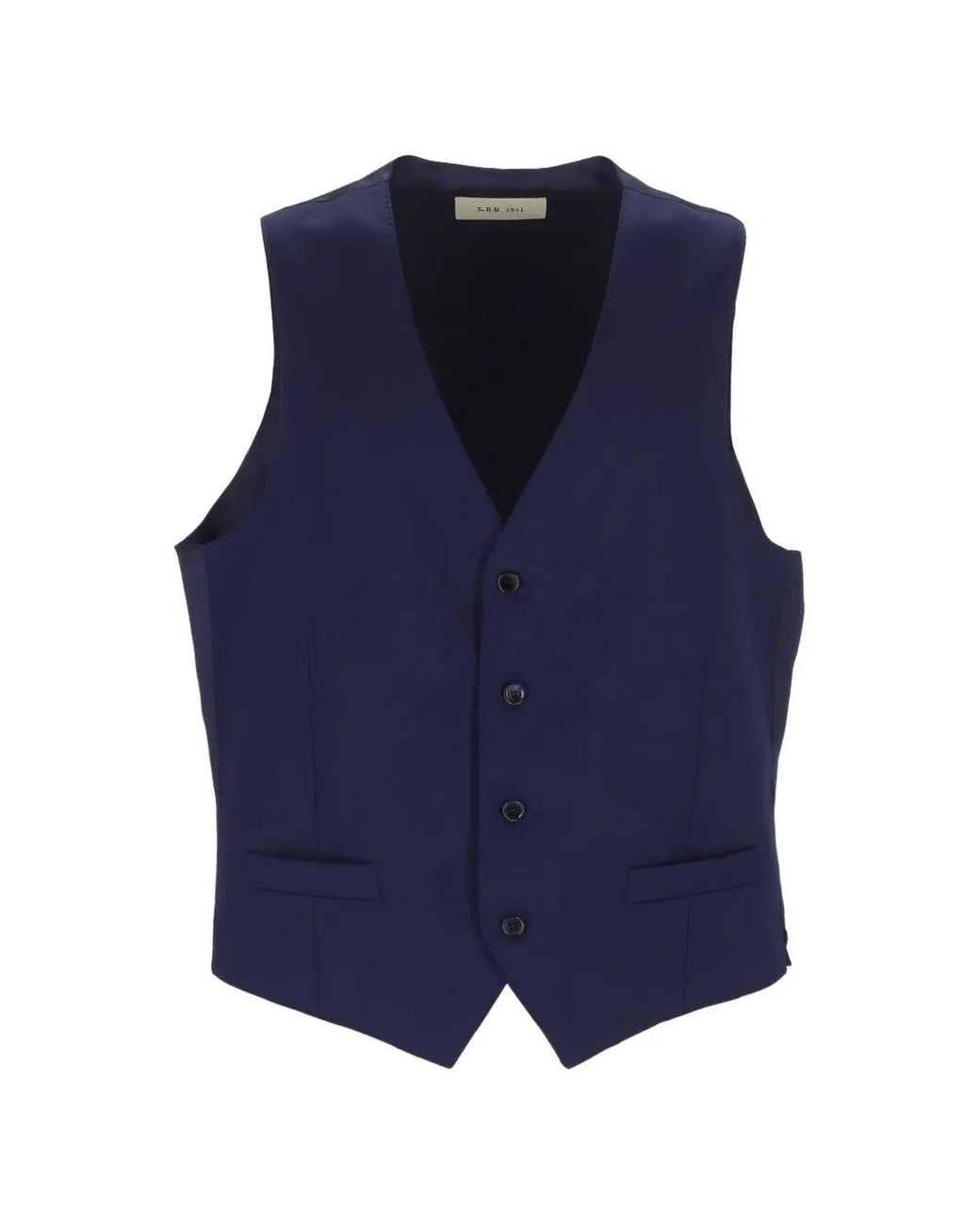 Chaleco Con Botones L.b.m. 1911 de hombre de color Blue