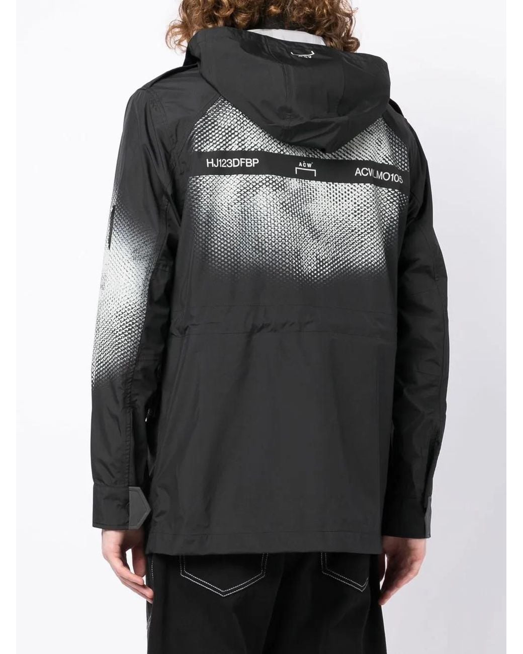A_COLD_WALL* Black Printed-Panel Jacket