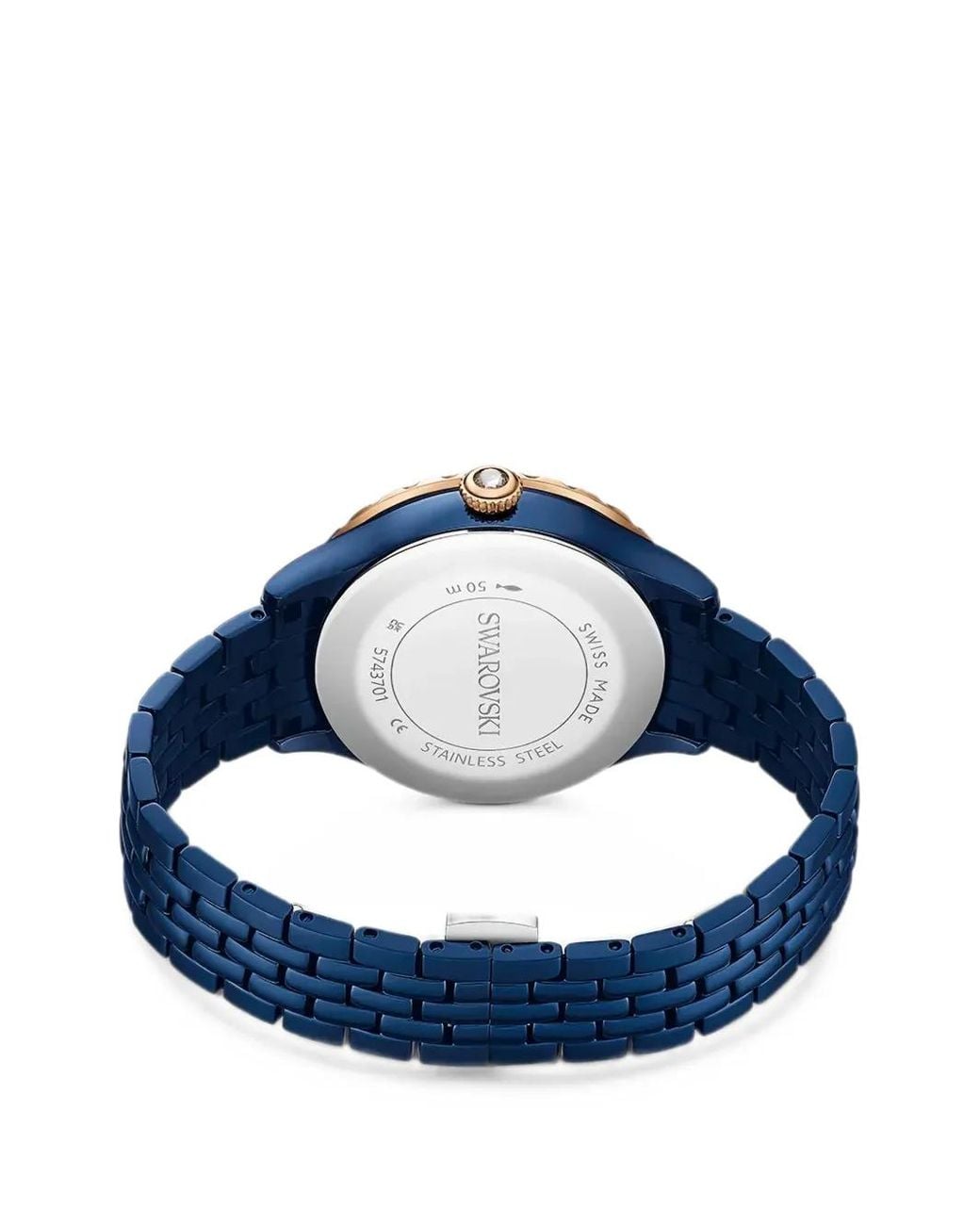 Swarovski Blue Octea Moon 43Mm Watch
