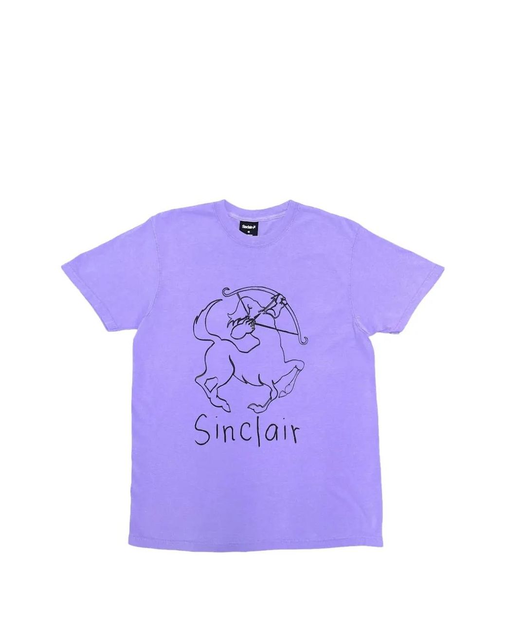Sinclair Purple Scribble Short-Sleeve T-Shirt for men