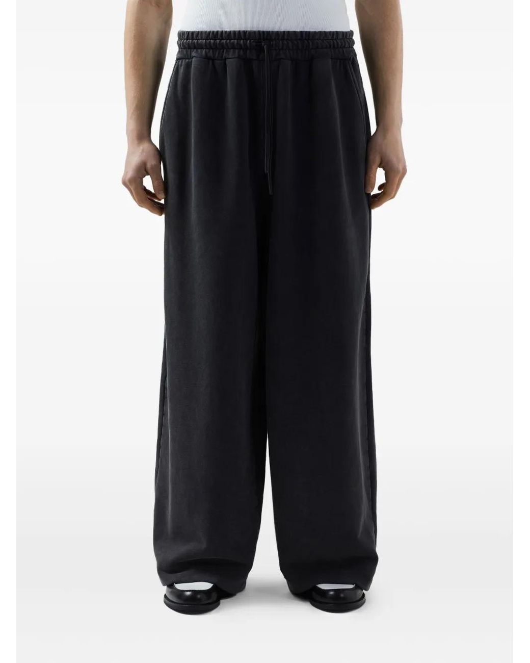 Gcds Blue Wide-Leg Trousers